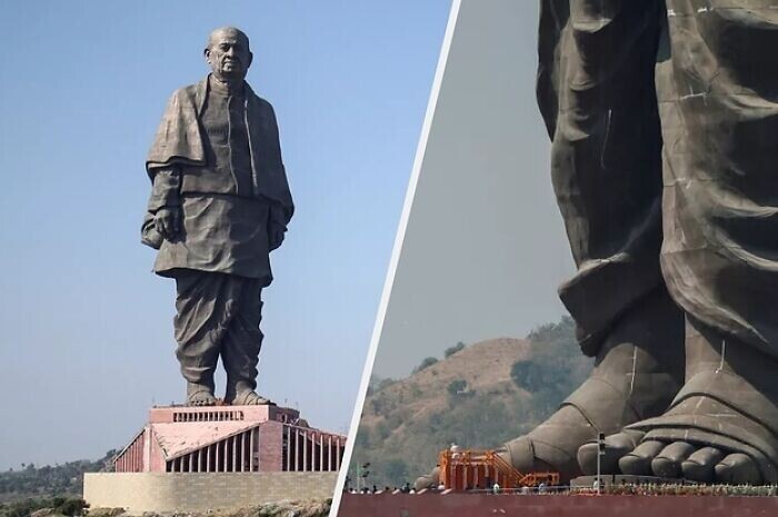 Статуя Единства в честь Валлабхаи Пателя, одного из лидеров движения за независимость Индии